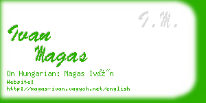 ivan magas business card